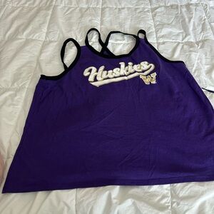 Purple Huskies Women's Tank Top